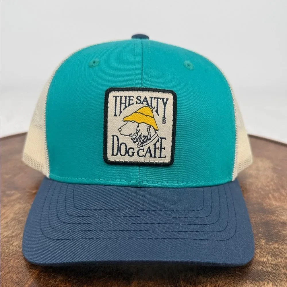 Salty Dog Cafe Hat Trucker Baseball Cap Mesh Snapback Youth Kids Hilton Head